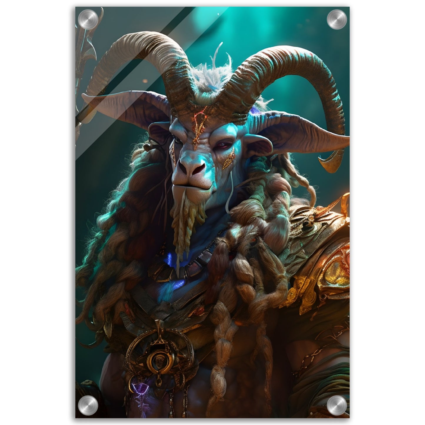 Geitlan Warlock - Acrylic Print - Dragons Fable