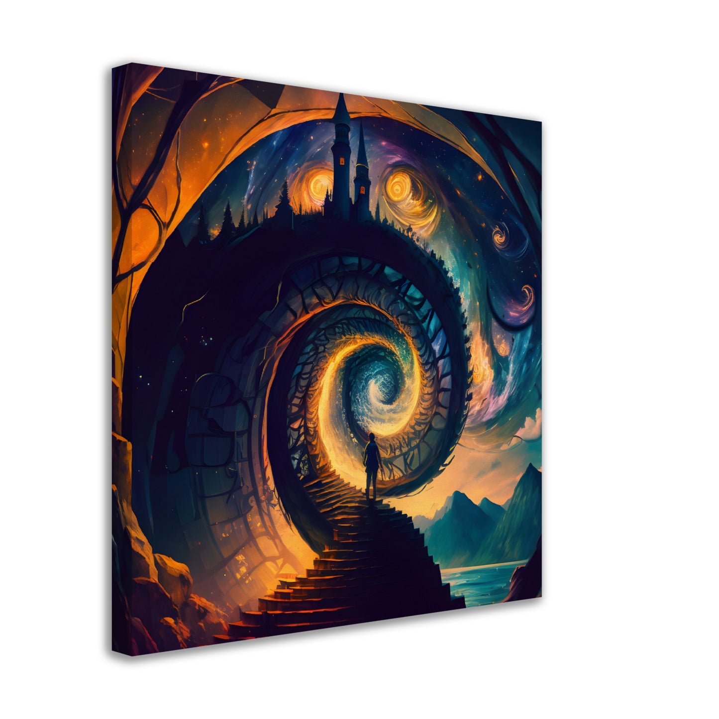 Journey To The Wizards Tower - Canvas - Dragons Fable