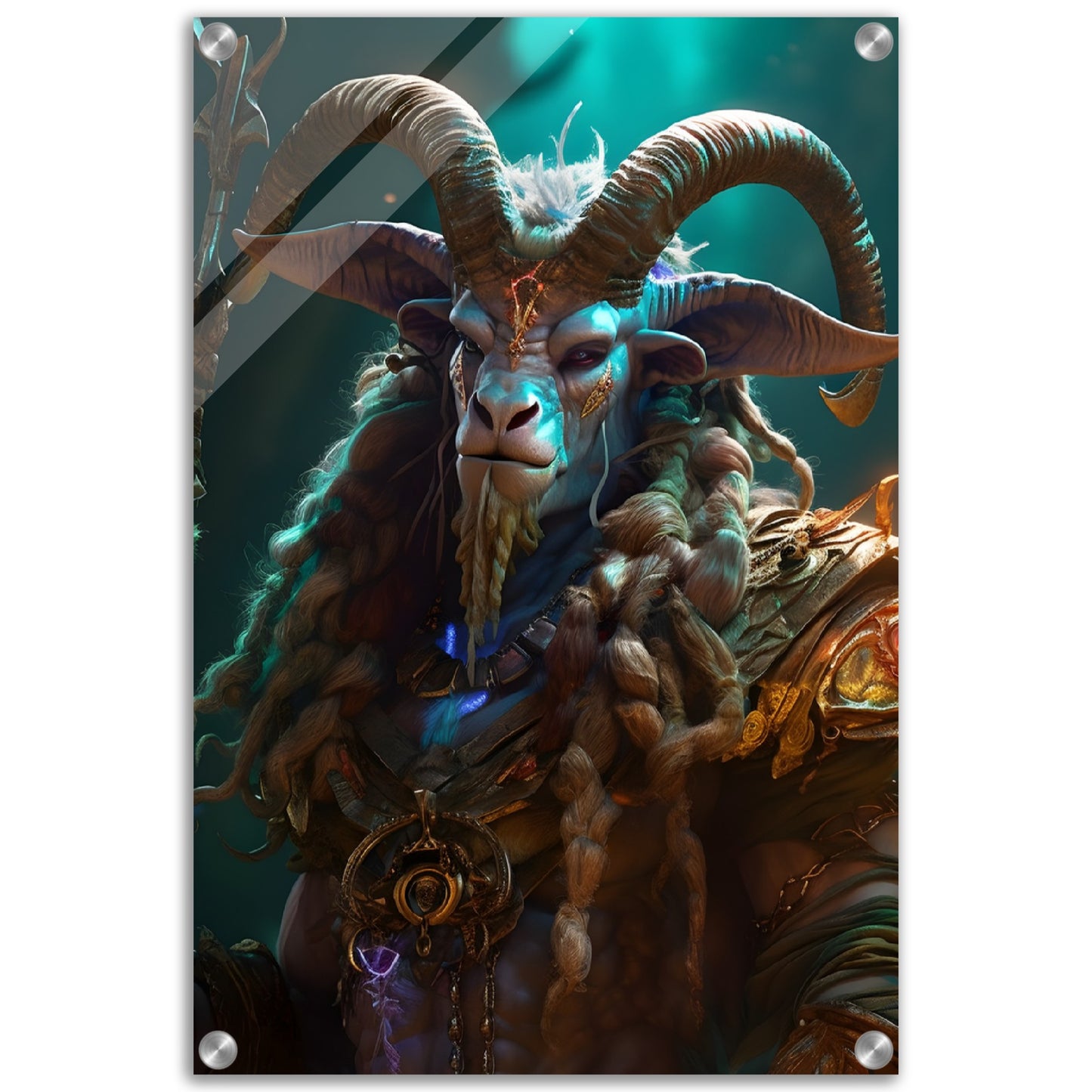 Geitlan Warlock - Acrylic Print - Dragons Fable