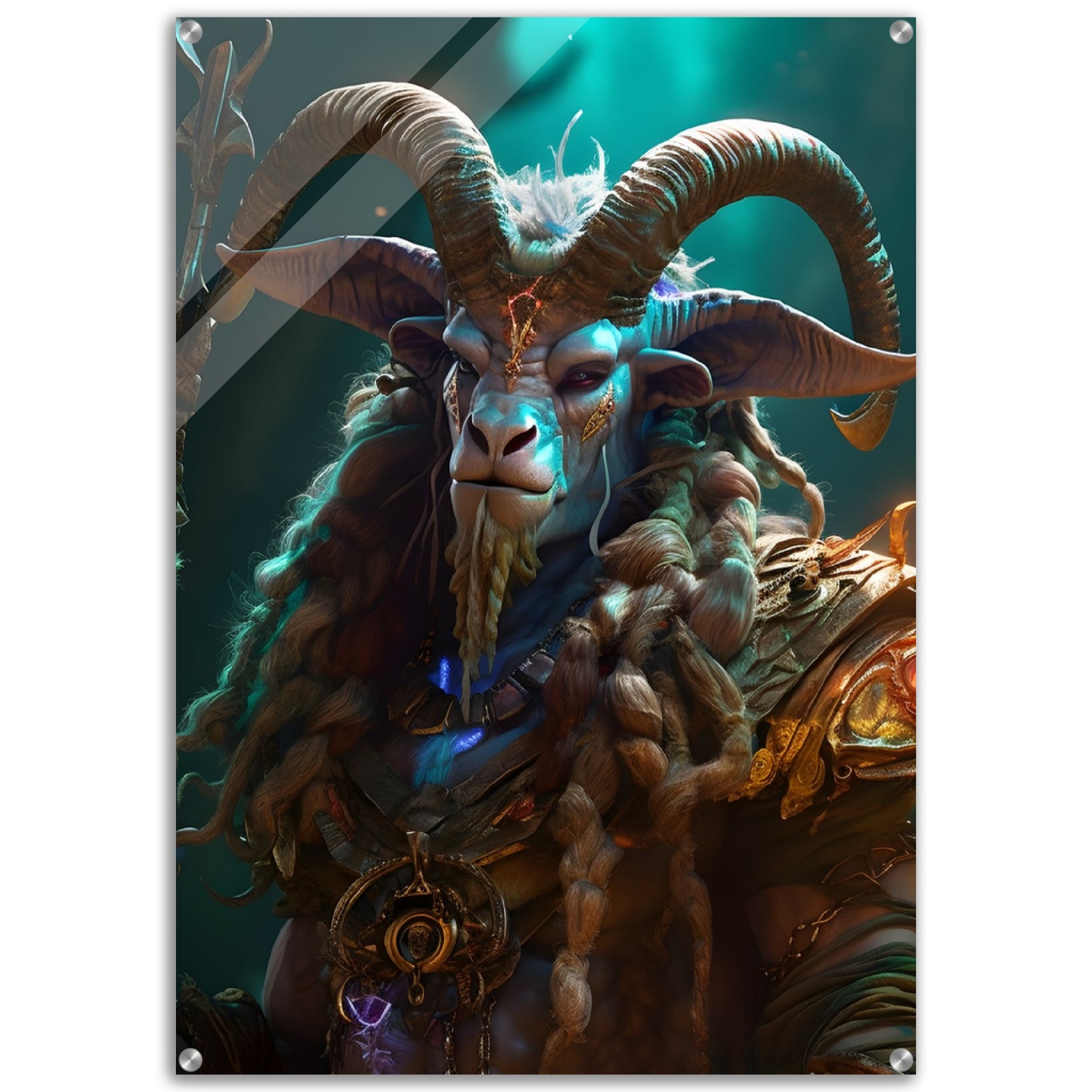 Geitlan Warlock - Acrylic Print - Dragons Fable