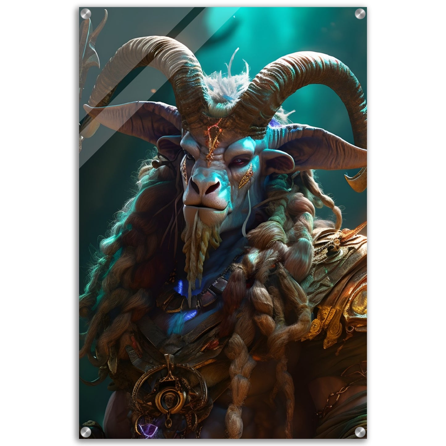 Geitlan Warlock - Acrylic Print - Dragons Fable