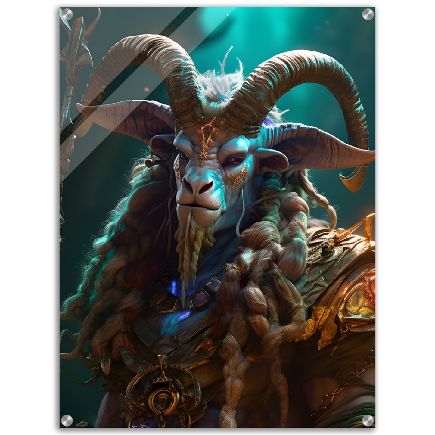 Geitlan Warlock - Acrylic Print - Dragons Fable