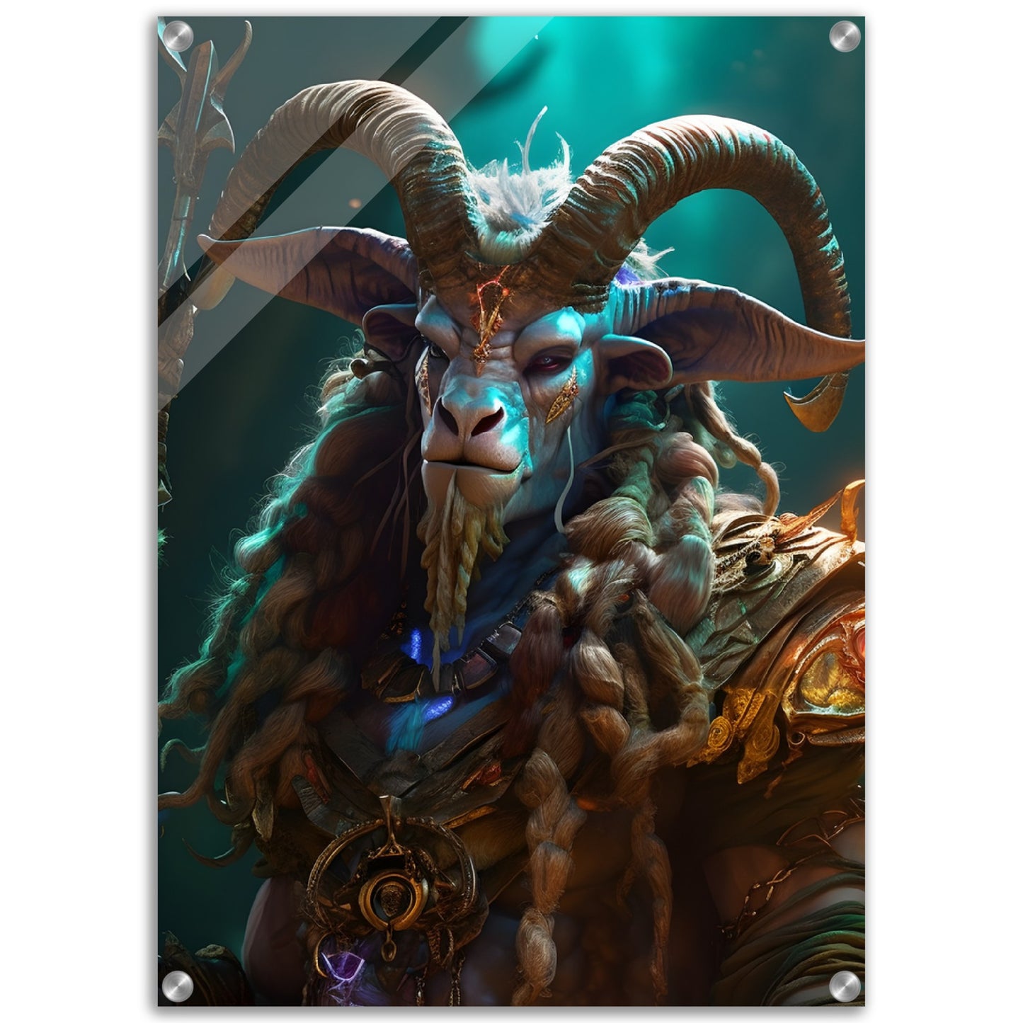 Geitlan Warlock - Acrylic Print - Dragons Fable