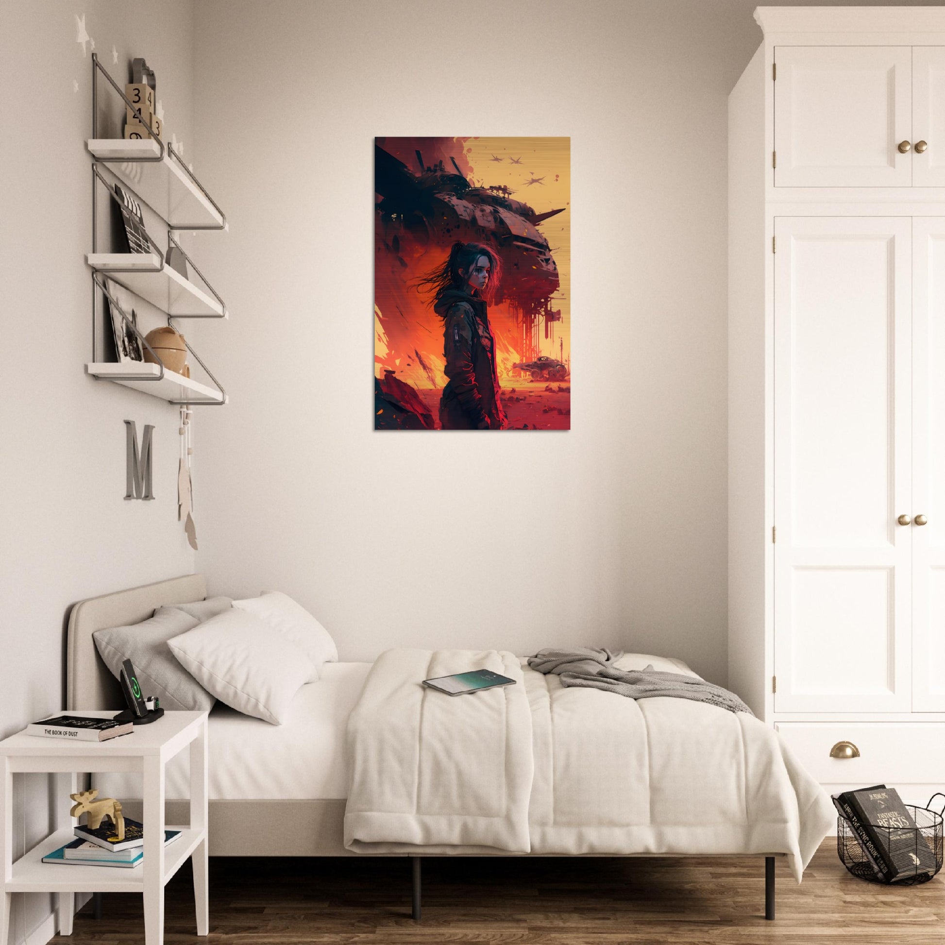 Wasteland Blues - Brushed Aluminum Print - Dragons Fable