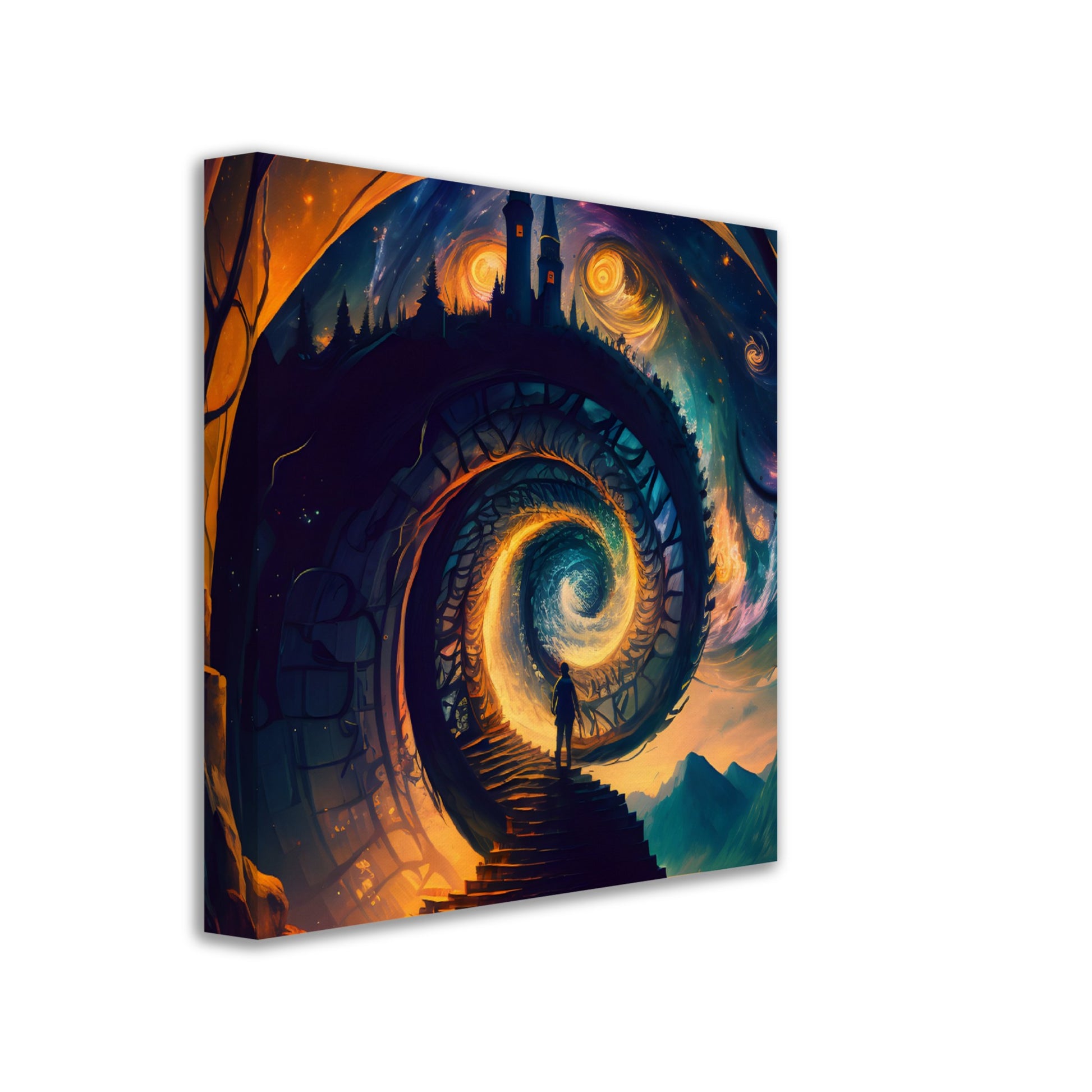 Journey To The Wizards Tower - Canvas - Dragons Fable