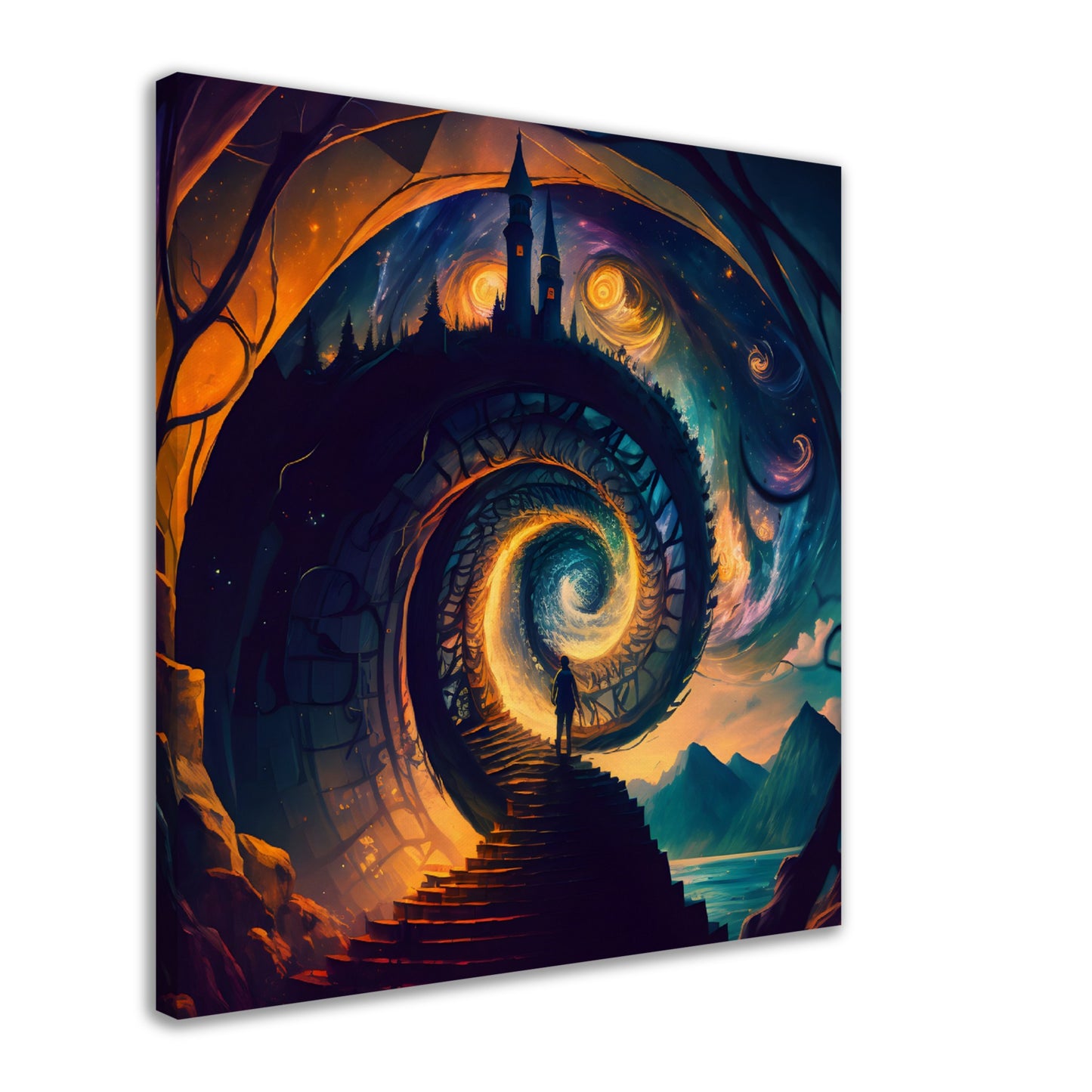 Journey To The Wizards Tower - Canvas - Dragons Fable